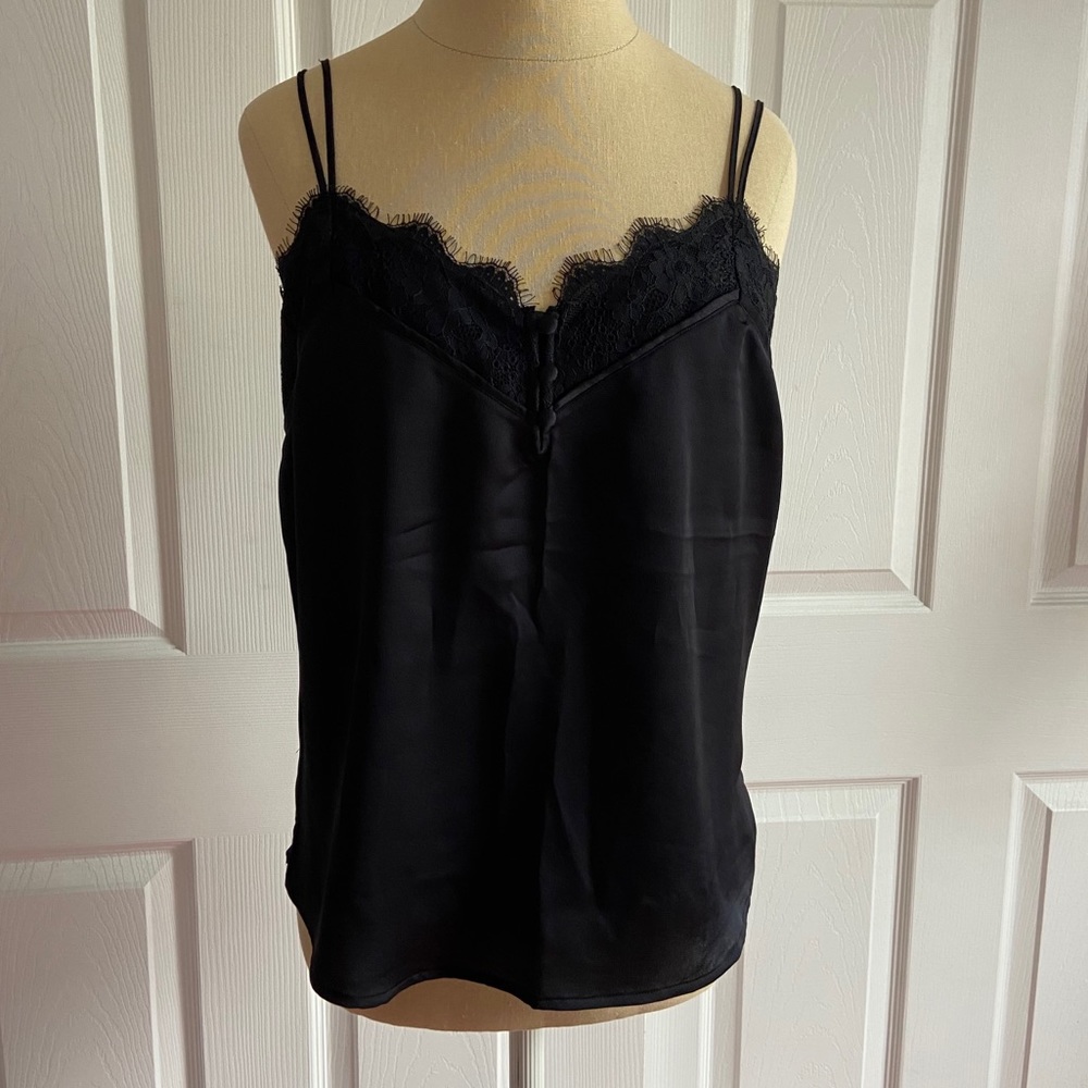 Satin Lace Tank Top